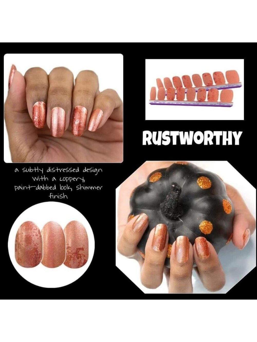 Retired Color Street Rustworthy Nail Polish Strips